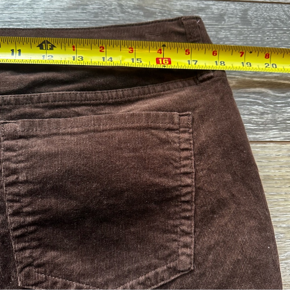 St John's Bay Dark Brown Velvet Feel Corduroy Pants size 16P‎ - Picture 7 of 12